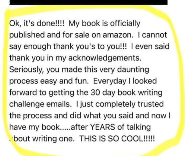 Student testimonial